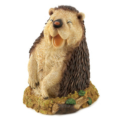 Happy Hedgehog Garden Figurine