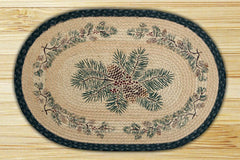 Pinecone Red Berry 317 Hand Printed Rug