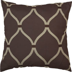 Lattice Pattern Decorative Throw Pillow, 18"x18"