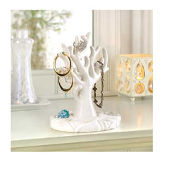 White Coral Jewelry Holder