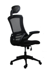 Techni Mobili Modern Executive High Back Chair with Headrest