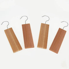 6 pc. Lavender-infused Cedar Hang Up with Decorative Milled Surface