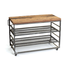 Easton Table with Vintage Industrial Finish