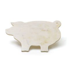 Marble "Piggy" Cheeseboard- Set Of 2