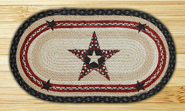 Quilt Patch Star 1027 Hand Printed Rug