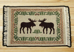 Moose/Oakleaf Wicker Weave Rug