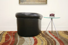 Baxton Studio Club Chair with 360 Degree Swivel