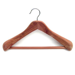 Contoured Cedar Coat Hanger