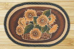 Sunflower Large 673 Hand Printed Rug