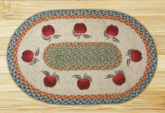 Apples Oval Patch Rug