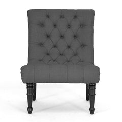 Baxton Studio Linen Modern Lounge Chair