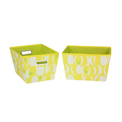 Two-toned Tapered Storage Bins