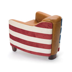 Bipartisan Chair with Patriotic Finish