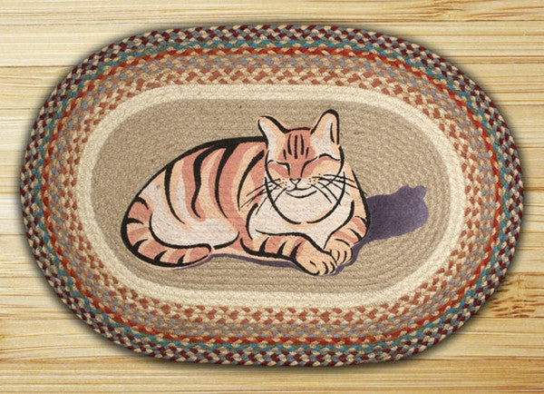 Cat Nap Oval Patch Rug