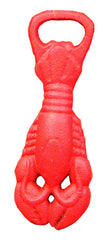 Cast Iron Lobster Bottle Opener Red Set of 6