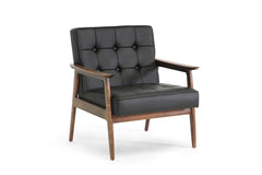 Baxton Studio Stratham Mid-Century Modern Club Chair