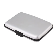 Card Case in Silver and Black Color