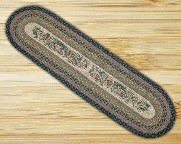 Pinecone Oval Patch Runner