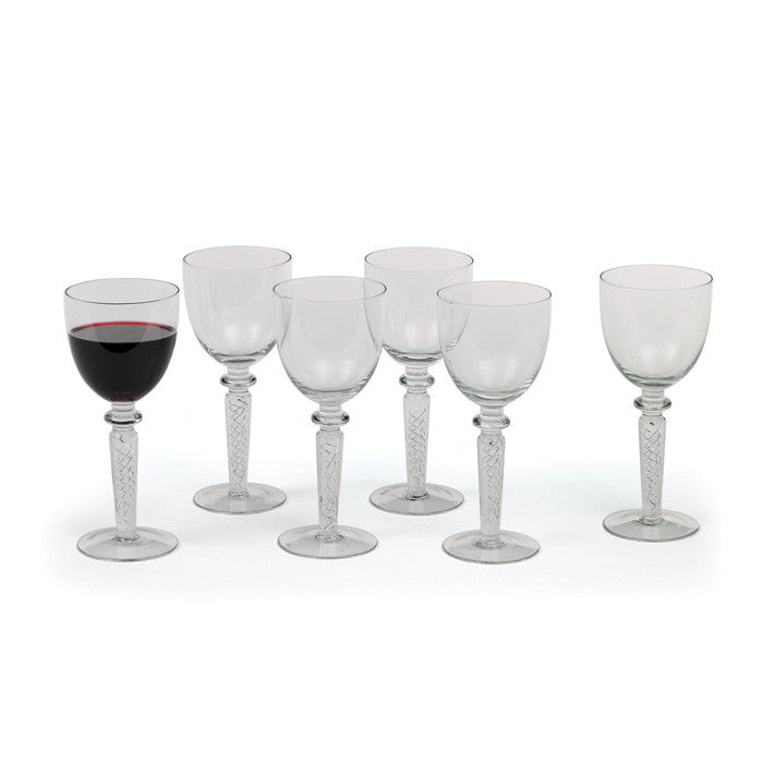 Coil "Red Wine" Goblets-Set of Six