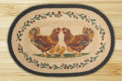 Country Chicks 543 Hand Printed Rug