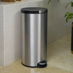 EKO Thirty Liter Artistic Step Bin With Hands-Free Open and Close