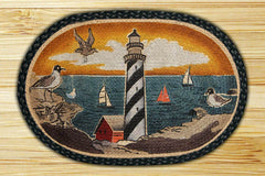 New England Lighthouse Licensed Print Rug
