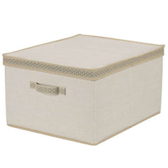 Extra Large Storage Box with Decorative Trim In Different Colors