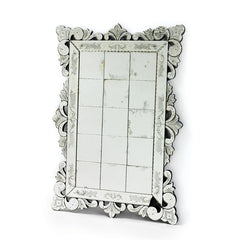 Beveled Squares Mirror