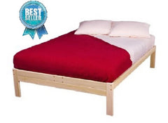 Nomad Solid Hardwood Platform Bed Frame - Multiple Sizes