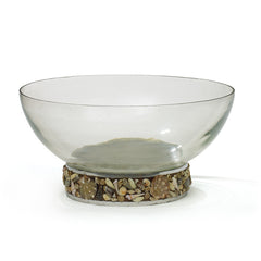 Seashore Glass Bowl With Natural Finish