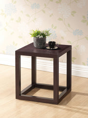 Baxton Studio Hallis Brown Accent Table and Nightstand
