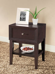 Baxton Studio Gaston Brown  Accent Table and Nightstand