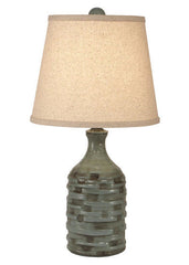 Amazing Slender Thatched Accent Lamp