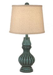 Ribbed Genie Accent Pot Table Lamp