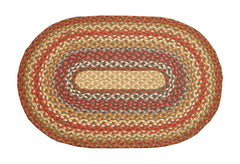 Honey/Vanilla/Ginger Braided Rug In Different Shapes And Sizes