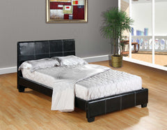 Anzy Leather Platform Bed with Slats In Different Colors And Sizes
