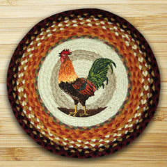 Rooster Printed Chair Pad