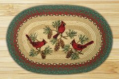 Cardinals Oval Patch Rug