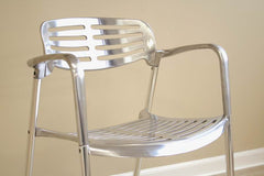 Baxton Studio Ethan Contemporary Aluminum Accent Chair