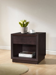 Baxton Studio Girvin Brown Accent Table and Nightstand