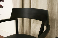 Baxton Studio Laine Wenge Dining Chair Set of 2