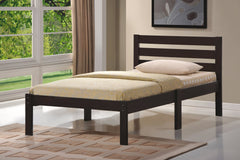 Anzy Short Headboard Platform Bed with Slats In Different Colors And Sizes