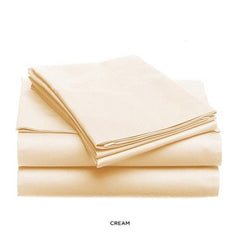 Luxurious Soft Light Solid Color Bed Sheet Set