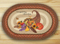 Everything Good Oval Patch Rug