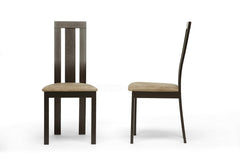 Baxton Studio Verona Modern Dining Chair in Set of 2