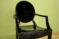 Baxton Studio Dymas Modern Acrylic Armed Ghost Chair