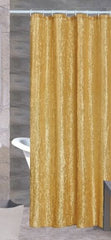 Luxurious Crushed Satin Fabric Shower Curtain