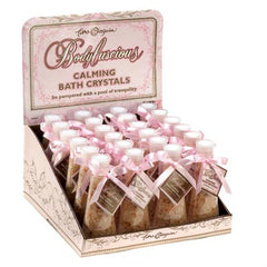 Body Luscious Calming Bath Crystals Display