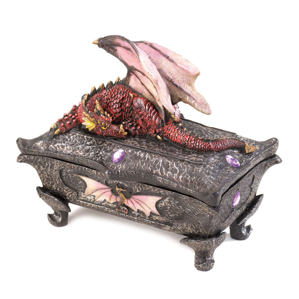 Pink Dragon Treasure Box
