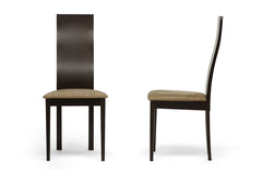 Baxton Studio Geneva Dining Chair in Set of 2